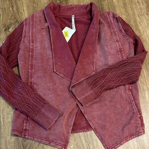 Leo & Nicole Mauve Cardigan NWT